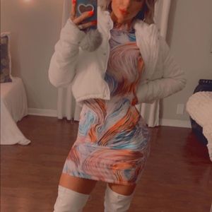 Colorful FN bodycon